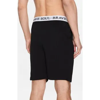 Dámské pyžamo Brave Soul Pyžamové šortky MLWB-149KEV Černá Regular Fit L