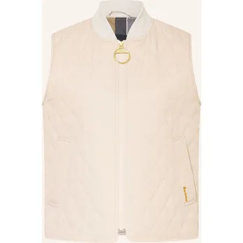 Barbour Dámská Steppovaná Vesta Roeburn, krémová, 40