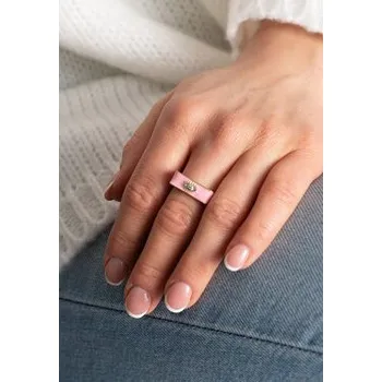 Prsten FIGL Prstýnek R00103 Zlatá OS