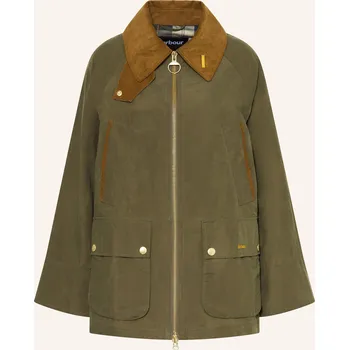 Barbour Dámská Bunda Bedale, khaki / hnědá, 40