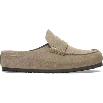 Dámské pantofle Semišové pantofle Birkenstock Naples Wrapped LEVE 1029675 béžová 80X, EUR 43