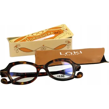 Brýle na čtení +2.5 Dioptrie LOKI - ITALY Brýle na počítač s filtrem modrého světla, brýle na čtení