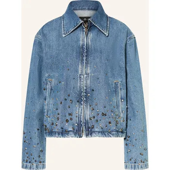 Dámský blejzr 7 For All Mankind Dámská Džínová Bunda S Nýty A Ozdobnými...