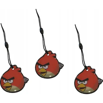 Přívěsek Na Klíče 3 kusy - Angry Birds TAG ID EM4100 125kHz