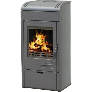 PLAMEN krbová kamna VESTA - tmavě hnědá