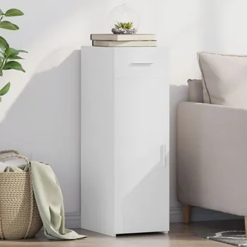 Příborník do zásuvky Příborník bílý 30 x 42,5 x 93 cm kompozitní dřevo - 8721102651731