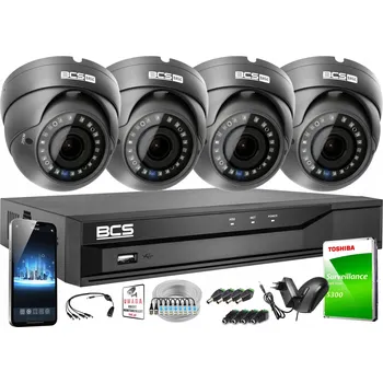 Bezpečnostní kamera Sada pro monitoring BCS 4Mpx Lite IR 40m