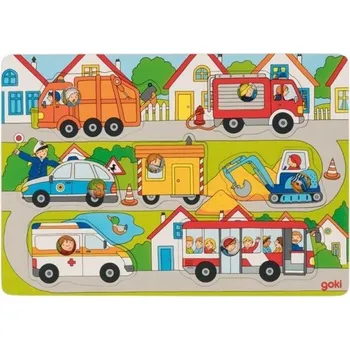 Puzzle Puzzle s okénky na ulici Goki 8 dílků