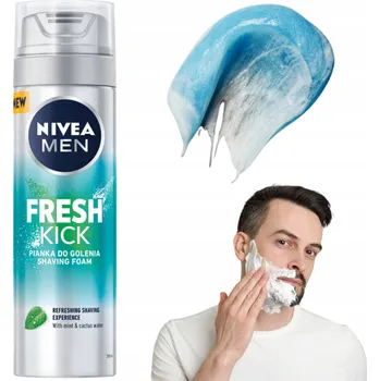 Nivea Men Fresh Kick osvěžující pěna na holení 200 Ml