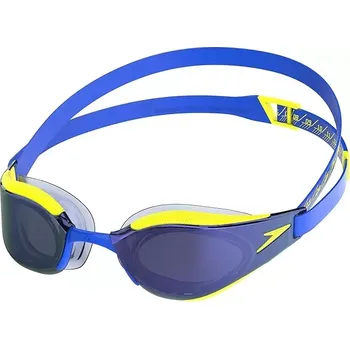 Plavecké brýle Speedo Plavecké brýle - FASTSKIN HYPER ELITE MIRROR žlutá/modrá/modré zrcadlové zorníky
