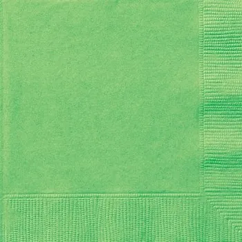 Papírový ubrousek Ubrousky limetkové 33cm 20 KS