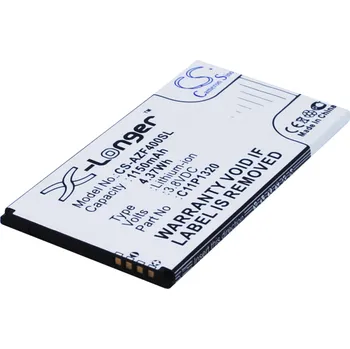 Baterie pro mobilní telefon Baterie Cameron Sino CS-AZF400SL, Li-Ion, 1150