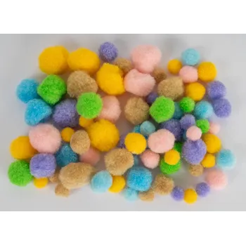 FANDY Bambulky akrylové mix Pastel