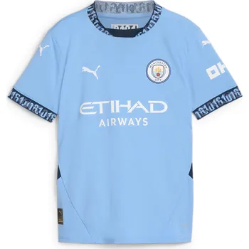PUMA Fotbalový dres Manchester City 24/25 pro mládež PUMA Team Light Blue Marine 9 LET MODRÁ