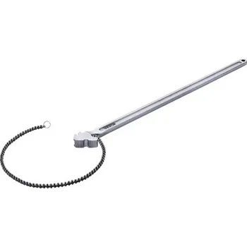 Klíč Řetězový klíč , řetězový klíč na trubky 48 palců, průměr 13,4 palce, oboustranný klíč na armatury CRV s vysoce pevnou čelistí a ergonomickou rukojetí, pro instalaci potrubí a opravy automobilů