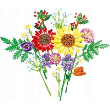 ostatní stavebnice Stavebnice Bedee Plastová kytice 976 dílků