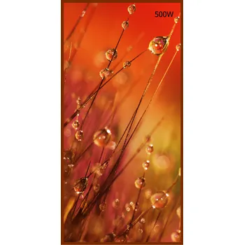 Infrazářič Topný infrapanel s obrazem - 63 Rámy: Výběr jiného rámu, Výkon a rozměr: 500 W – 104 cm × 54 cm (20 m³)