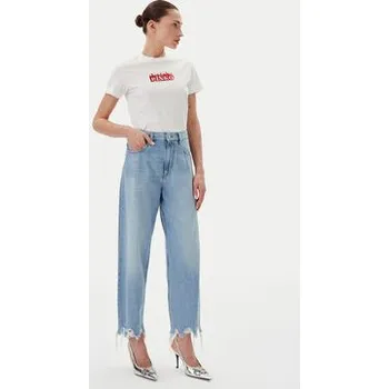 Dámské oblečení PINKO Jeansy Estelle 103857 A2E5 Modrá Relaxed Fit 26