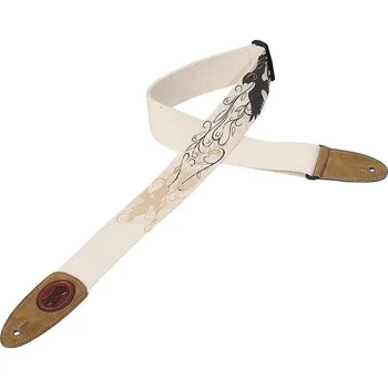 Hudební nástroj Levy's Nature Cotton Yellow Bird Kytarový pás