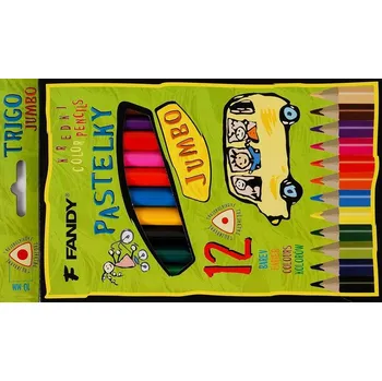 Pastelka FANDY Pastelky 12 Trigo jumbo