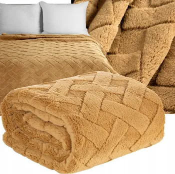 Prostěradlo Deka Eurofirany polyester 200 cm x 220 cm žlutá