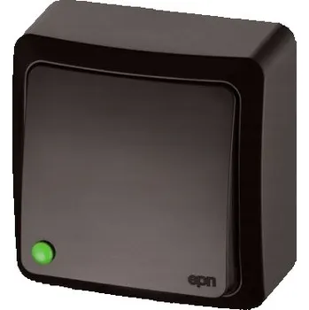 vypínač Jednopólový vypínač Klasik Elektro-Plast hnědé odstíny 3712-05