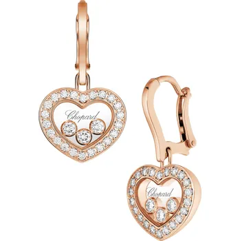 Náušnice Zlaté Náušnice Chopard Happy Diamonds 83A611-5401