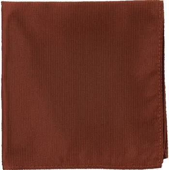 Šátek Bubibubi Rezavě hnědý kapesníček do saka Meda