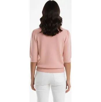 Dámská móda FIGL Svetr M1258 Růžová Regular Fit S