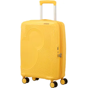 American Tourister Mickey Magic 55cm Spinner rozšiřitelný Žlutá Mickey Flower Yellow 37/44 L