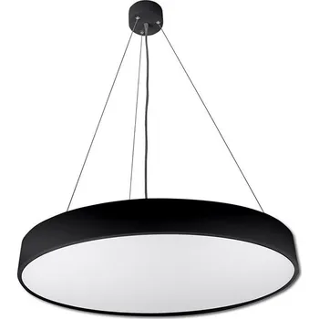 Stropní světlo McLED LED závěsné svítidlo Nova R 600, 60W, 3000K, černá barva svítidla