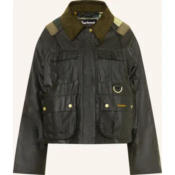 Dámský kabát Barbour Dámská Polní Bunda Liza, tmavě šedá / khaki, 38