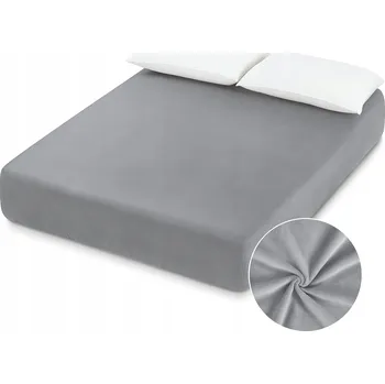 Prostěradlo Prostěradlo s gumou PaemiHome velur 160 x 200 cm