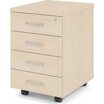 Zásuvkový kontejner Kontejner Impress 40,6 x 50,1 cm - 4 zásuvky, javor