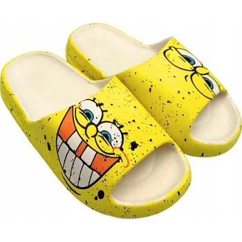 Dámské pantofle Nazouváky Plážové Spongebob Dámské Pánské Bazénové Na Pláže vel. 38-39