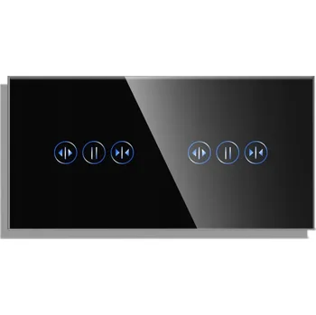 vypínač DOTYKOVÝ OVLADAČ ROLETY ZIGBEE TUYA DVOJITÝ SKLENĚNÝ