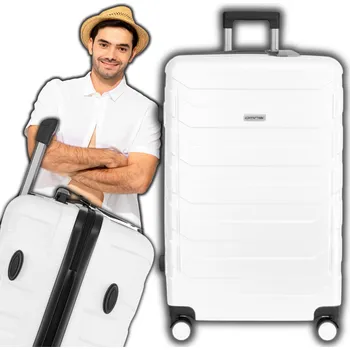 Omna Malý tvrdý skořepinový kufr do kabiny ARIZONA 40L BÍLÝ 40 l