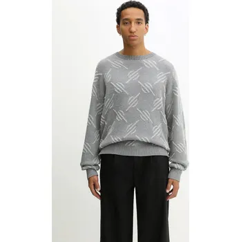 Dámský svetr Svetr Daily Paper Tevin Monogram Knit 2521120 šedá 90X, vel. S