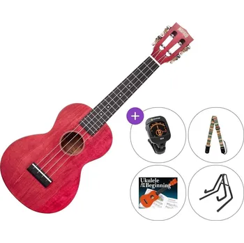 Ukulele Mahalo ML2CR SET Cherry Red Koncertní ukulele