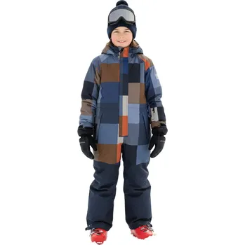 Snowboardové kalhoty Dětský zimní overal COLOR KIDS-Coverall - AOP-7450-Coronet Blue Modrá 110