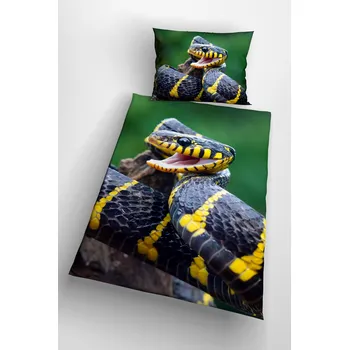 Povlečení 3d povlečení s hadem - Boiga 140x200 cm