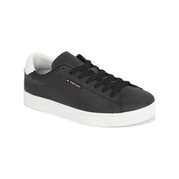 Pánské tenisky Sneakersy Tommy Jeans Tjm Leather Low Cupsole EM0EM01374 Černá 43