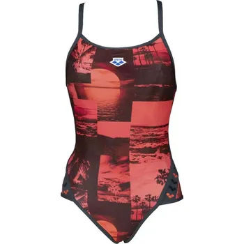 Dámské plavky Dámské jednodílné sportovní plavky na bazén Arena Printed D36