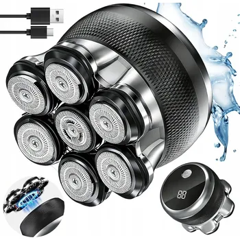 Holicí strojek Holicí Strojek na holení hlavy, voděodolný, 7 břitů, 7D, silný