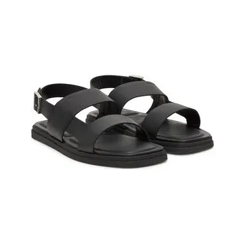 Dámské sandále Sandály Calvin Klein Back Strap W/ Buckle HM0HM01736 Černá 46