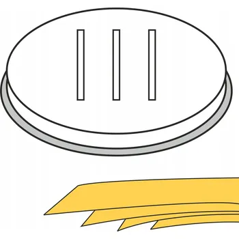 Strojek na těstoviny KONCOVKA FORMY NA STROJEK NA TĚSTOVINY PAPPARDELLE S GASTRO STUHOU HENDI