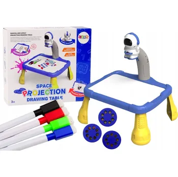 Magnetická kreslící tabulka PROJEKTOR PRO VÝUKU KRESLENÍ TABULE STOLEK VESMÍR