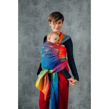 Šátek na nošení dítěte LennyLamb Baby Wrap RAINBOW LOTUS Velikost: 8