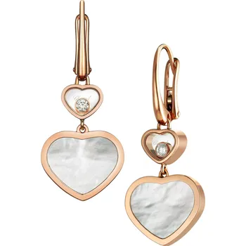 Náušnice Zlaté Náušnice Chopard Happy Hearts 837482-5310