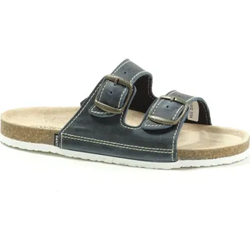 Pánská zdravotní obuv Pánské vycházkové pantofle Santé D/22N/82/BP modré 42